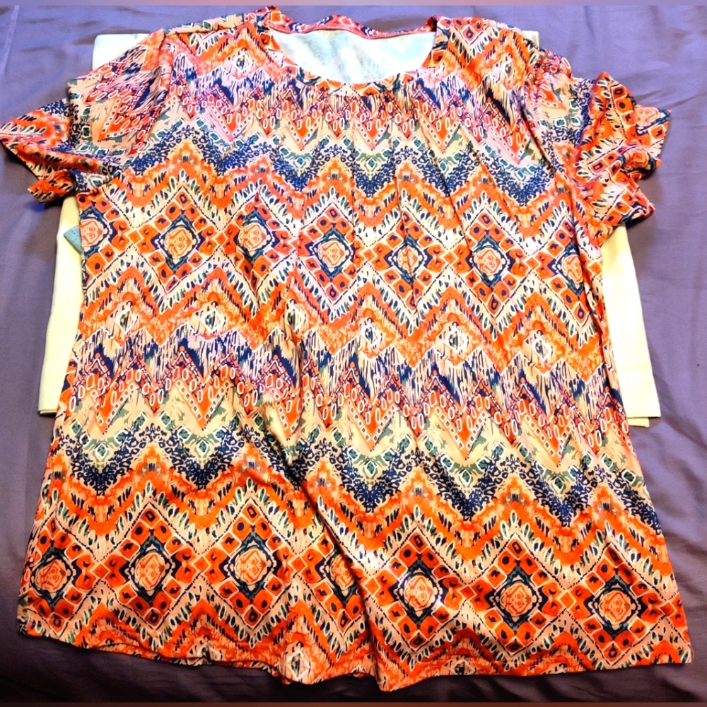 Chic Tribal Print Women's Blouse